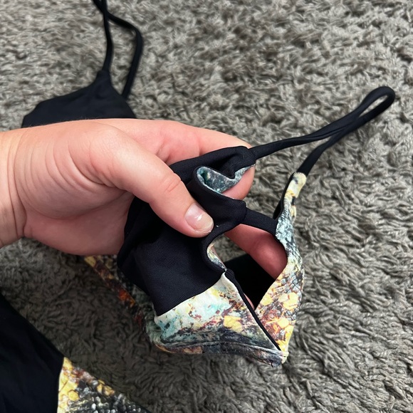 San Lorenzo Color Block Snake Bikini Set - Picture 3 of 6